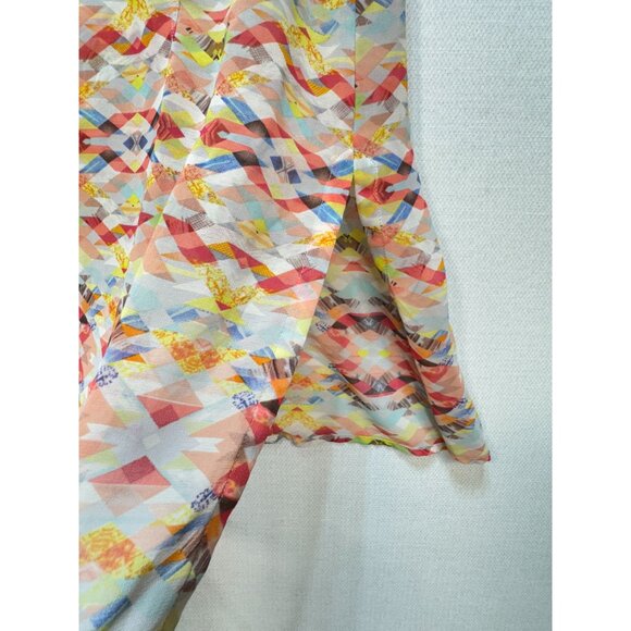 Cabi Avery Aztec Tunic Tank Top Womens Size S Multicolor Geo Sleeveless Boho - Picture 10 of 14